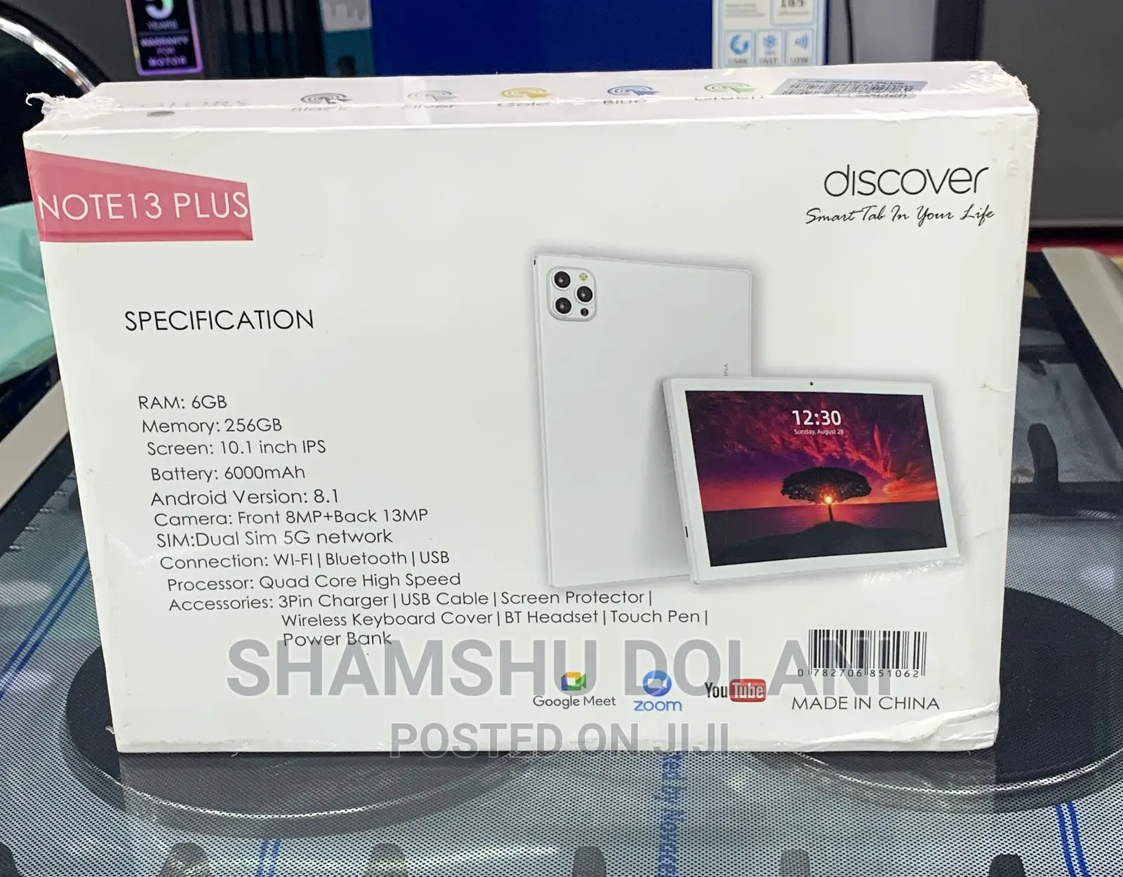 New Discover Note 13 Plus 256 GB White