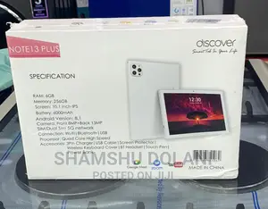 New Discover Note 13 Plus 256 GB White