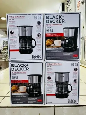 BLACK + DECKER 1.25l/10cups Coffee Maker \ 750w \ Dcm750s-B5