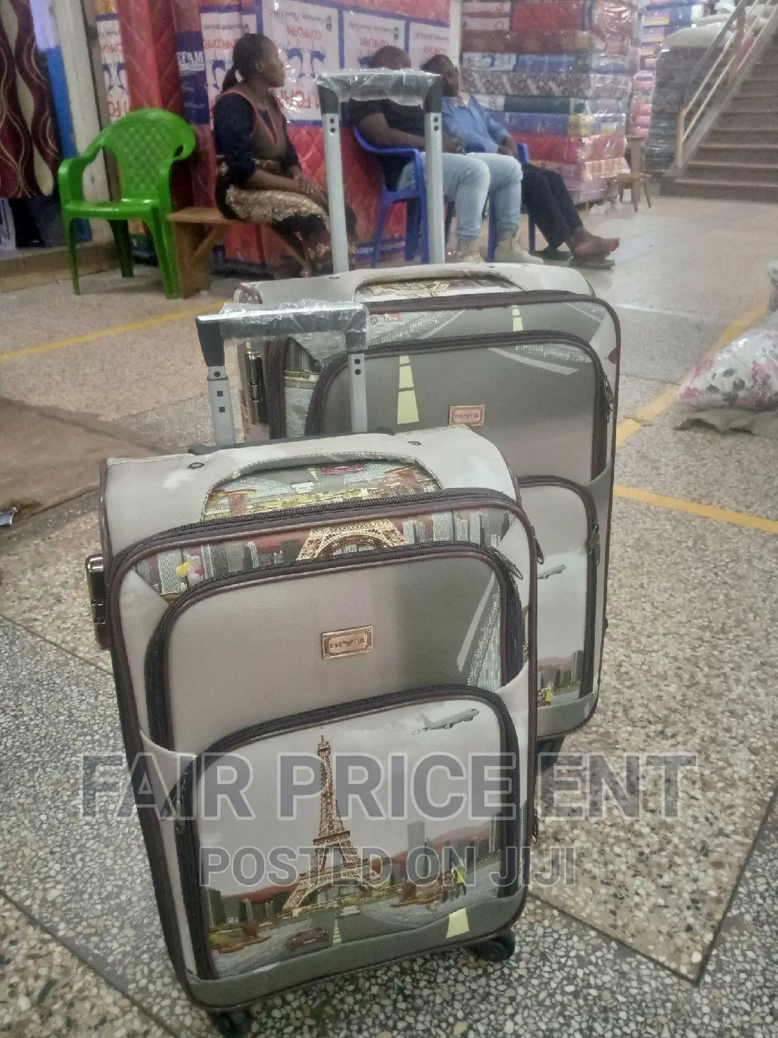 Vip Leather Suitcase.Medium( Brown)