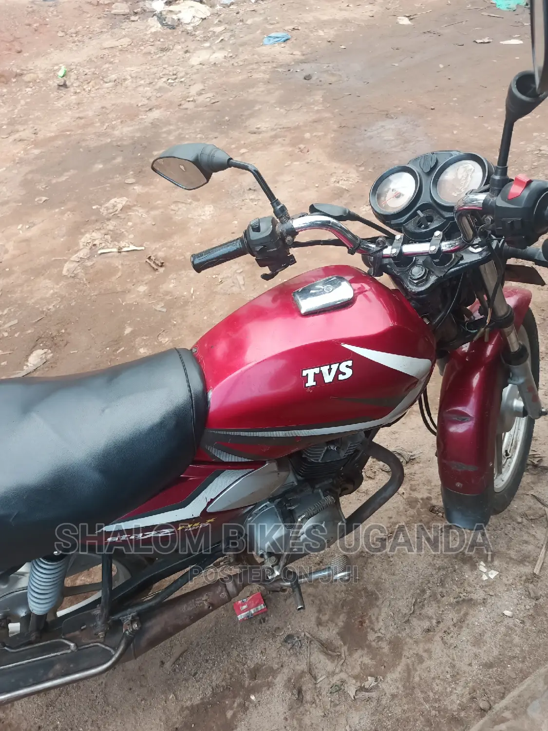 TVS HLX 125 2017 Red