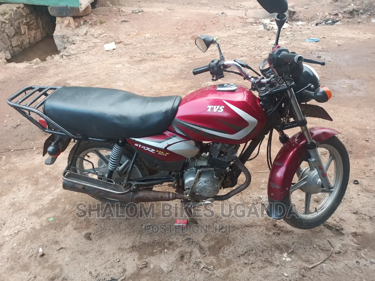 TVS HLX 125 2017 Red