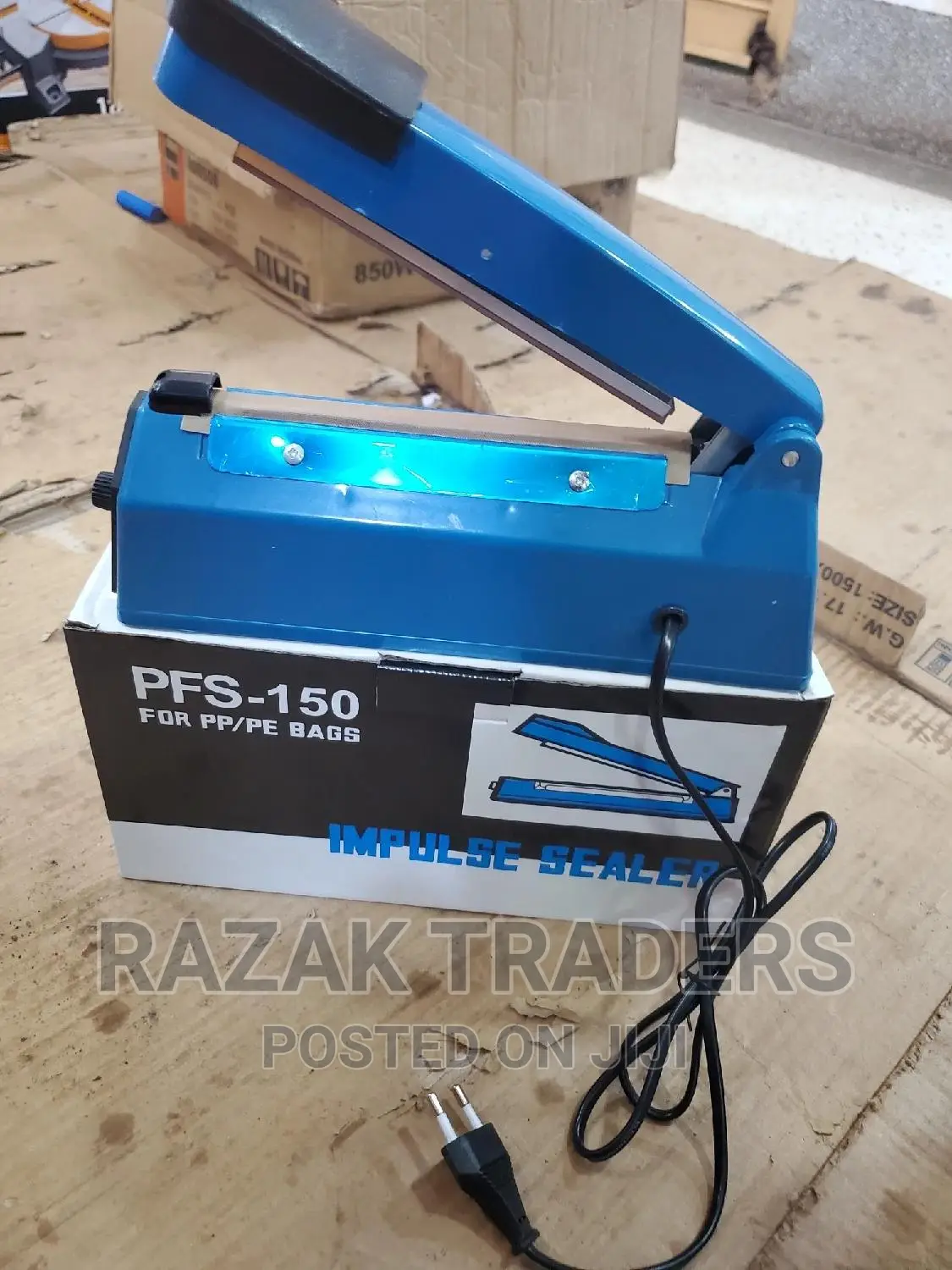 Impulse Heat Sealer Plastic Film Sealing Machine 150mm
