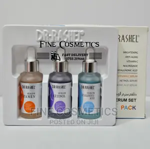 Dr Rashel 3PACK Of Vitamin C |Retinol +Hyaluronic Acid Serum