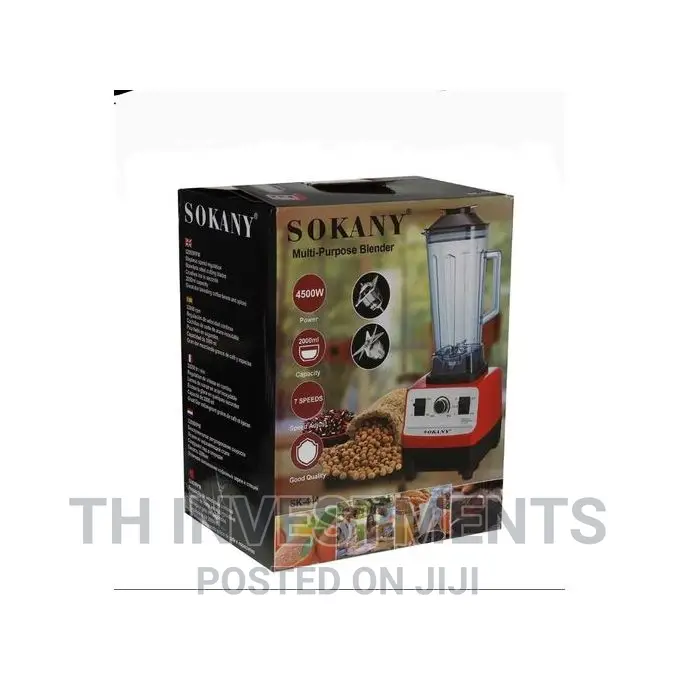 Sokany Commercial Blender Heavy Duty Fruits 2 Litres-