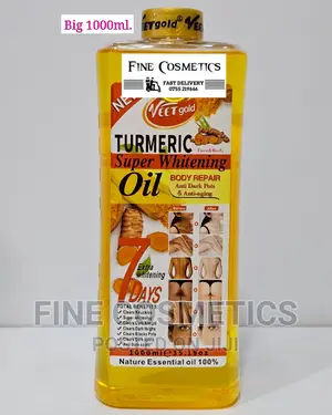 1PC Veet Gold 7days Turmeric Super Whitening Body Repair Oil