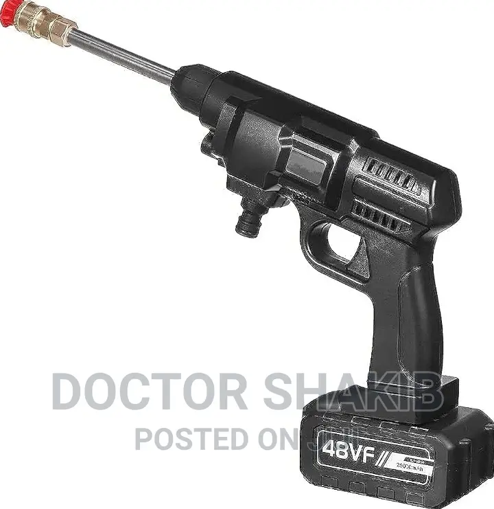 Cordless High Pressure Car Washer With Nozzles