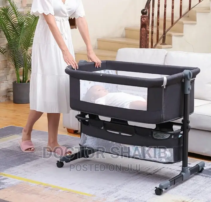 3 in 1 Adjustable and Foldable Baby Bassinet,Bedside Sleeper