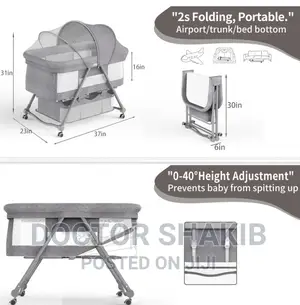 3 in 1 Bedside Bassinet