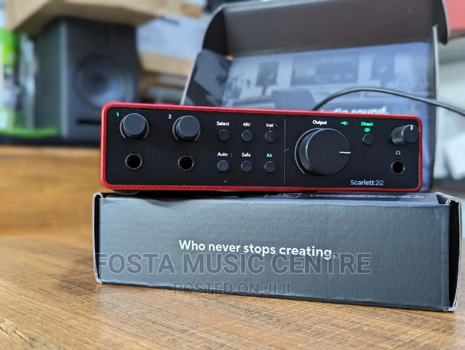 Focusrite Scarlett 2i2 4th Gen. Sound Card