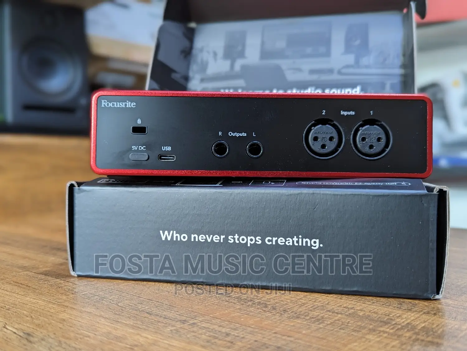 Focusrite Scarlett 2i2 4th Gen. Sound Card