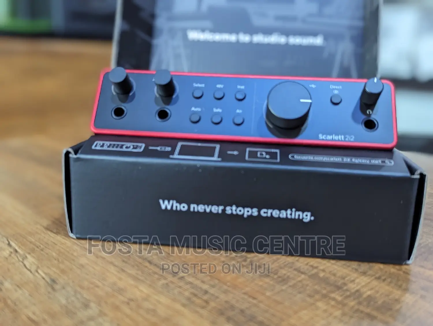 Focusrite Scarlett 2i2 4th Gen. Sound Card