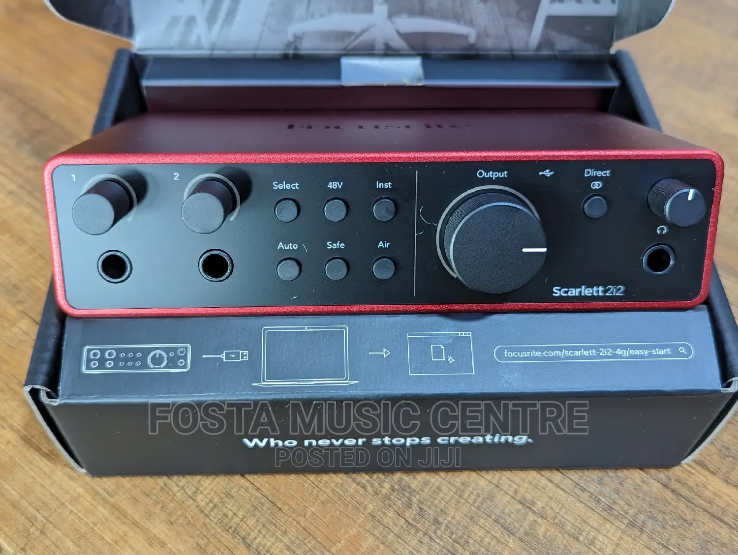Focusrite Scarlett 2i2 4th Gen. Sound Card
