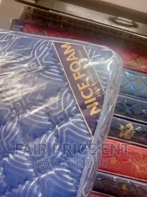 High Density Mattress.5x6x6inches.( Blue)