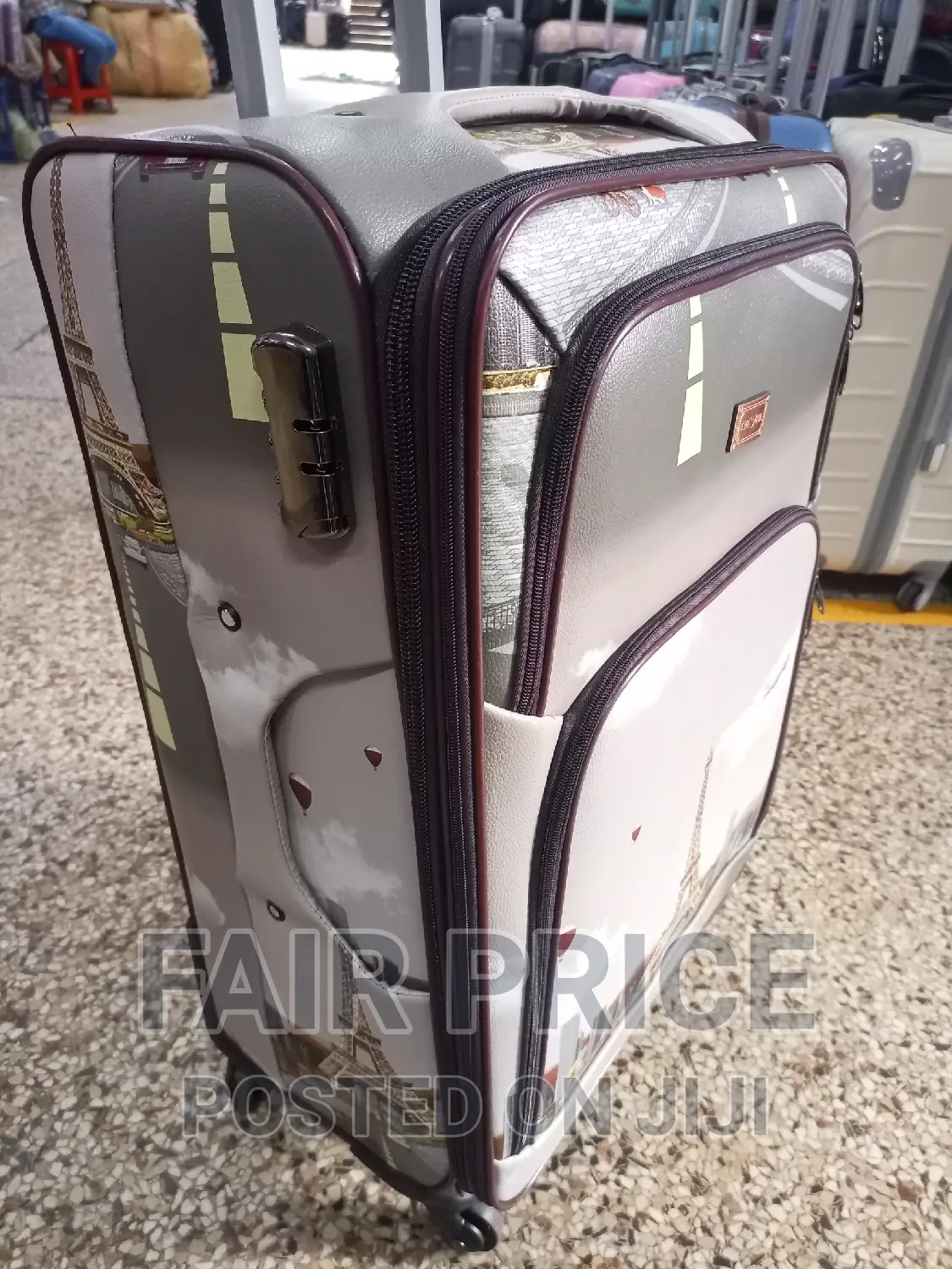 Original Leather Suitcases in Medium Size