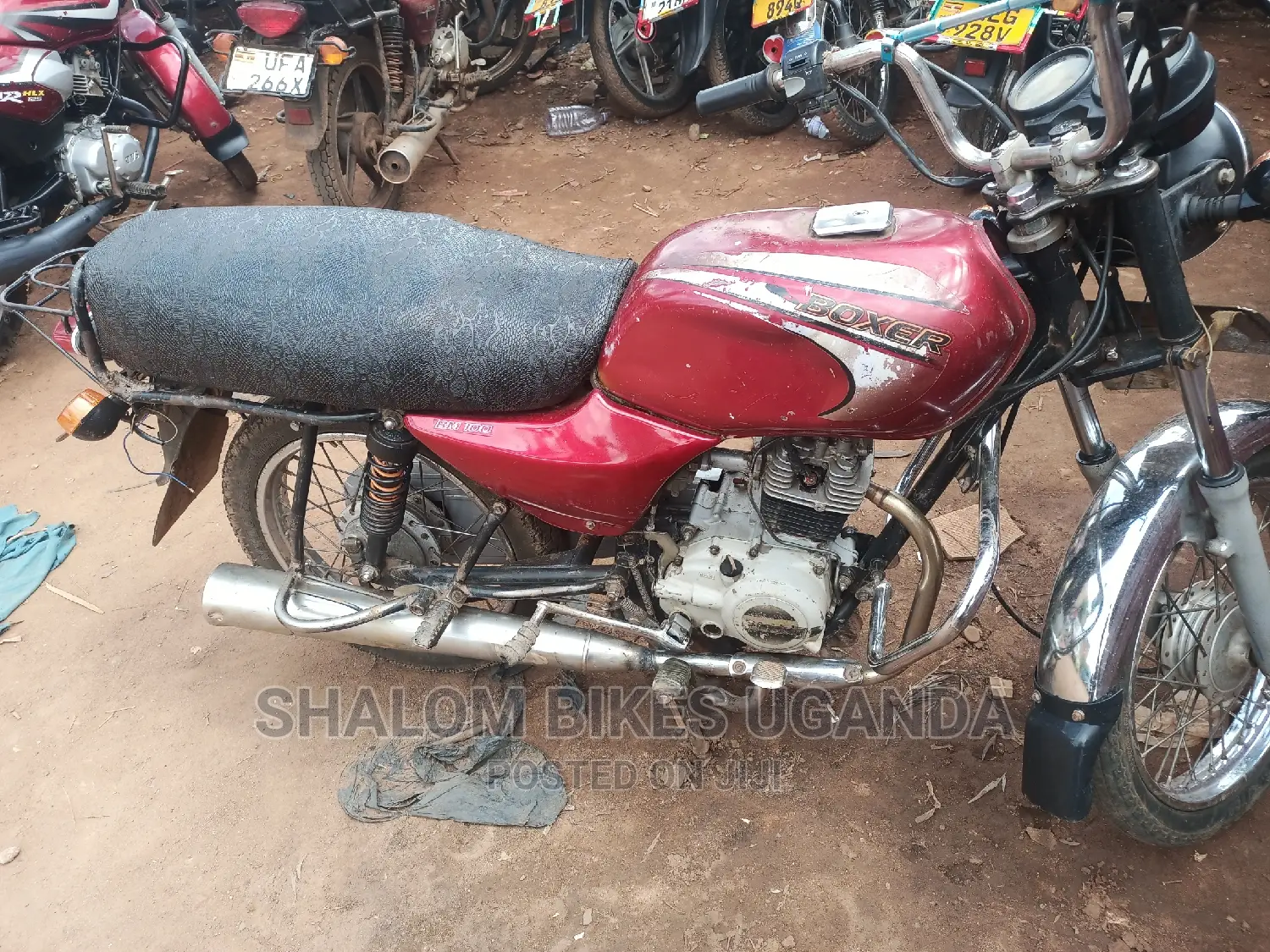 Bajaj Boxer 100 2017 Red