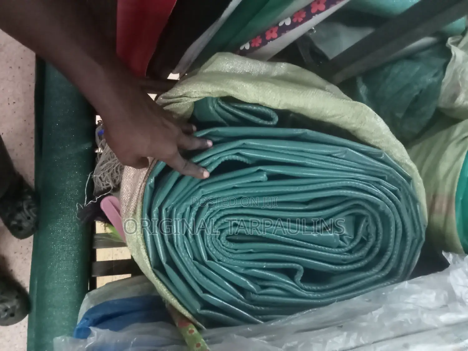 Army Green PVC Tarpulins