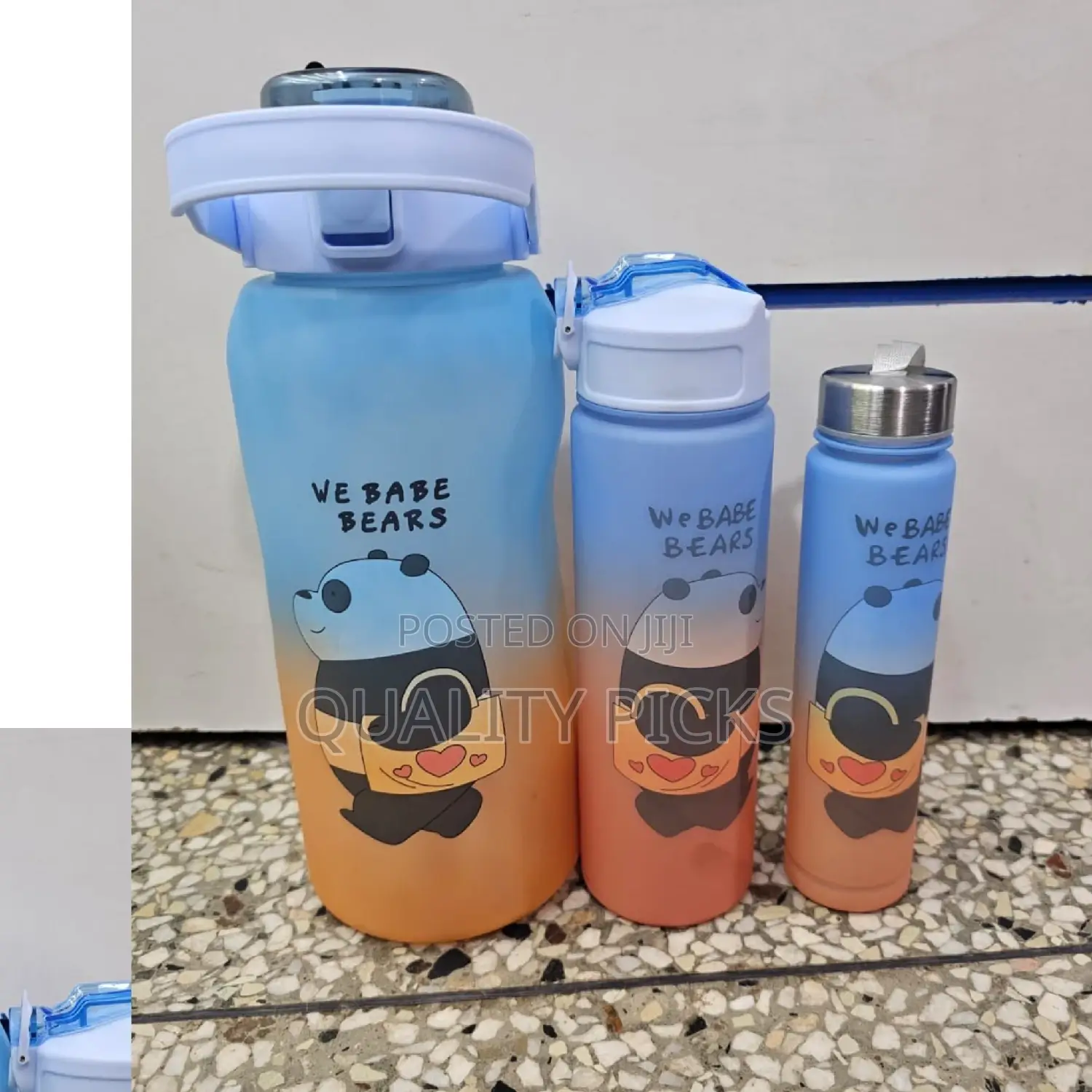 Sports Travel Water Bottle Set