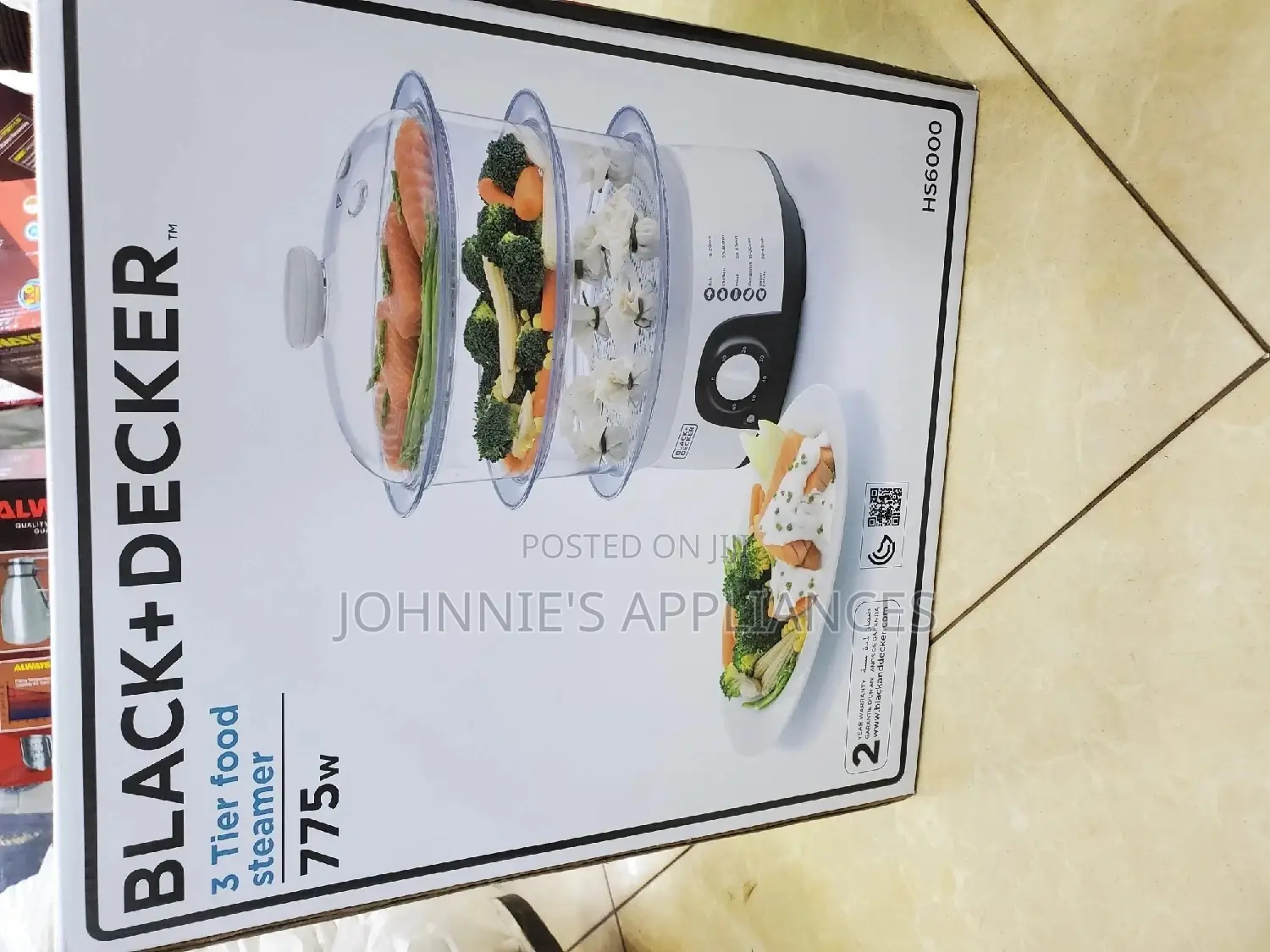 Black +Decker Food Steamer