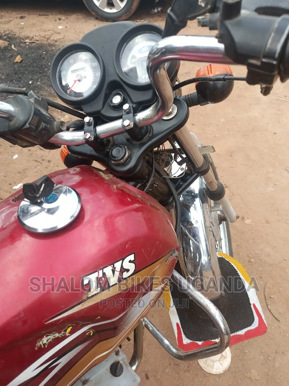 TVS XL 100 2015 Red
