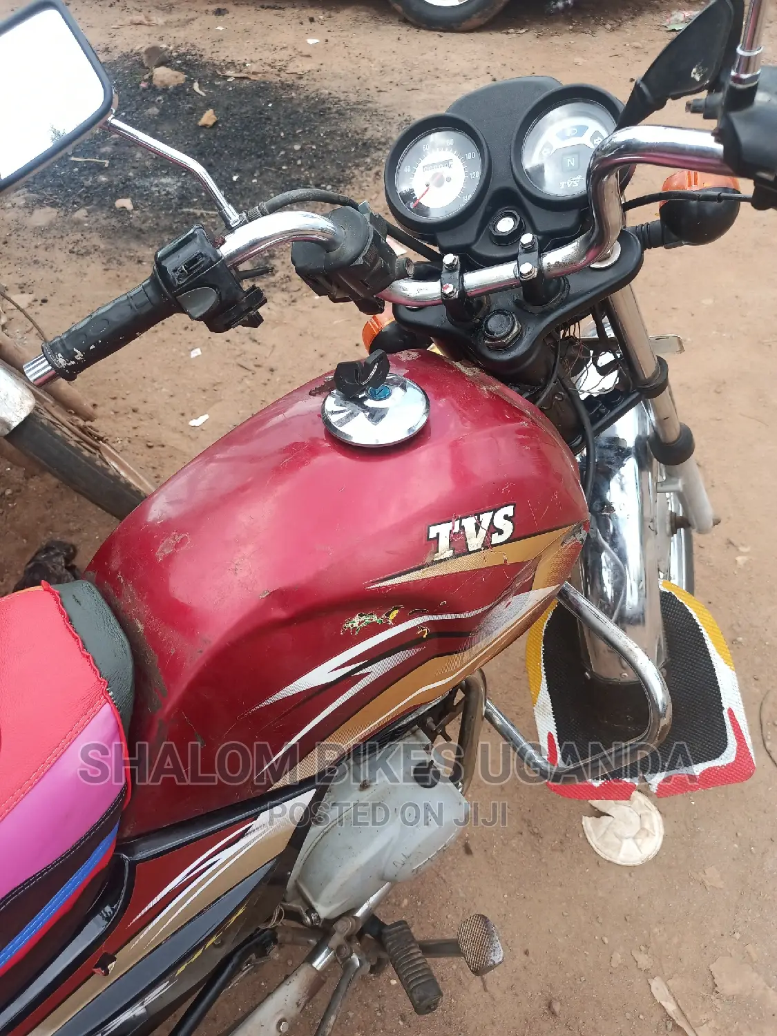 TVS XL 100 2015 Red