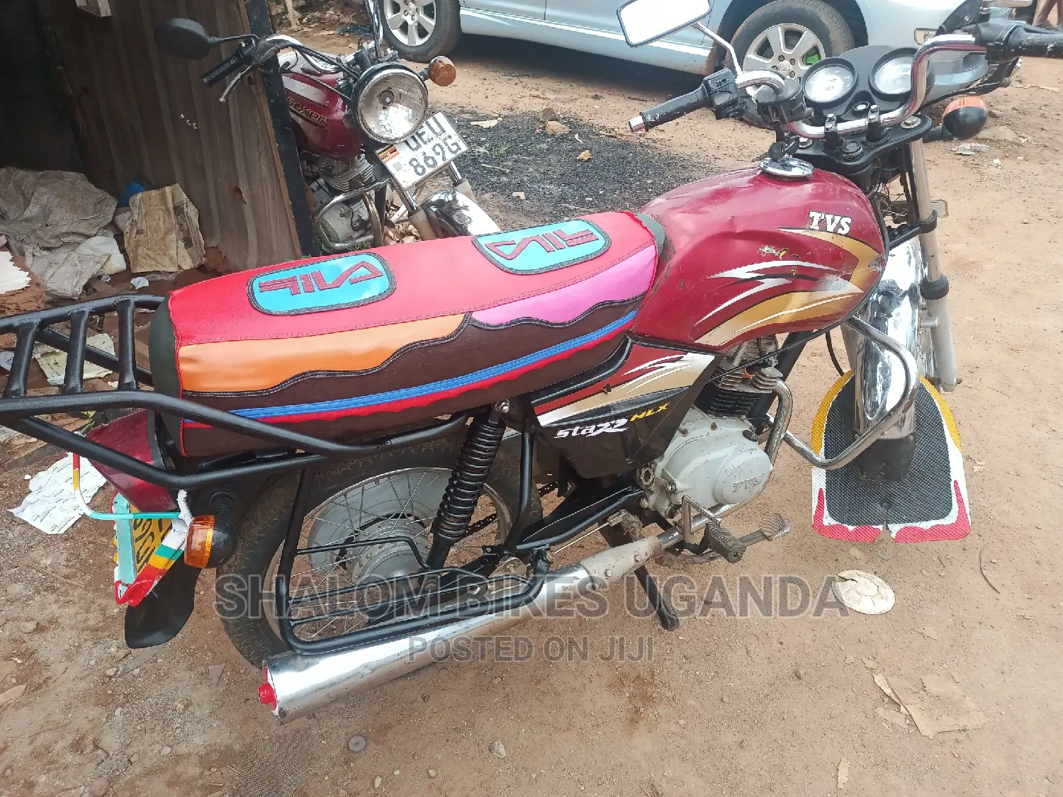 TVS XL 100 2015 Red