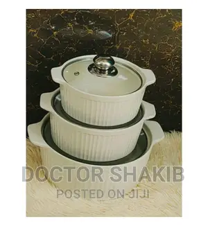 Ceramic Serving Bowls\ Soup Pots (3pcs)