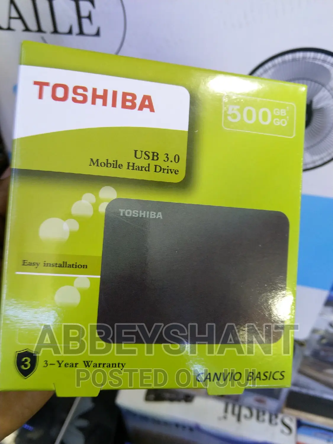 External 500gb External Drive 500gb/Toshiba Hard Drive