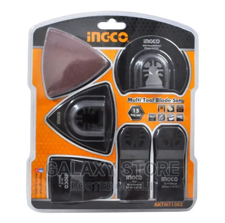 15pcs Multi Tool Blade Set Aktmt1502 Ingco