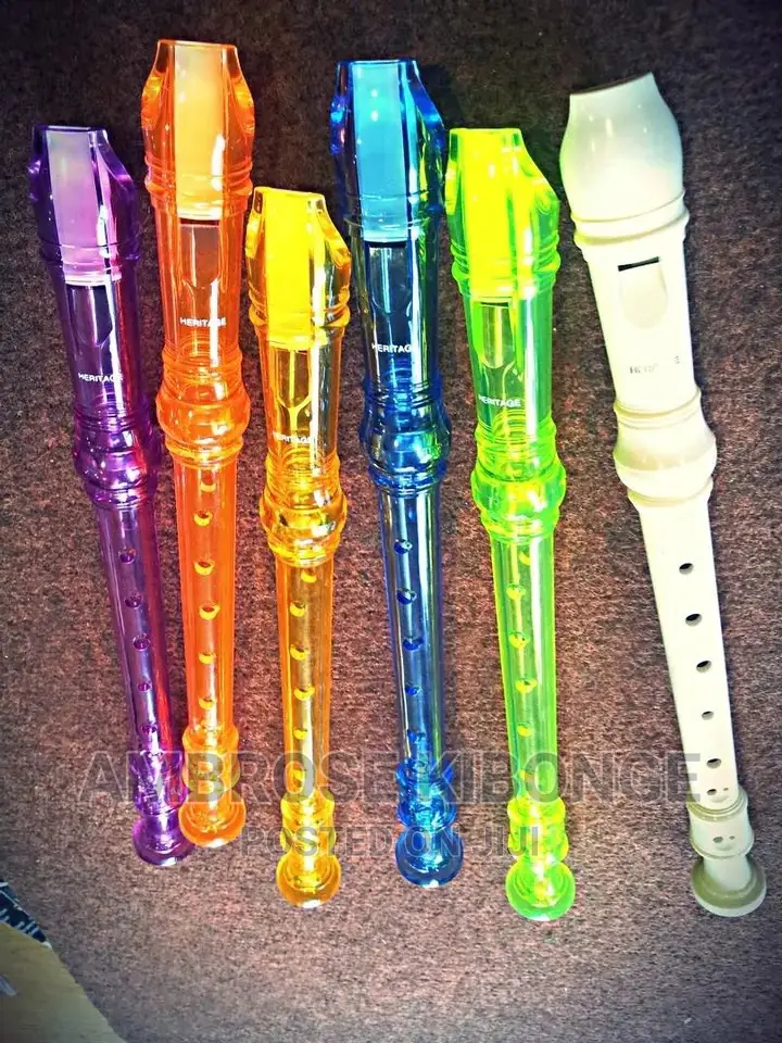 German Style 8 Hole Soprano Flute Recorder With Cleaning Rod