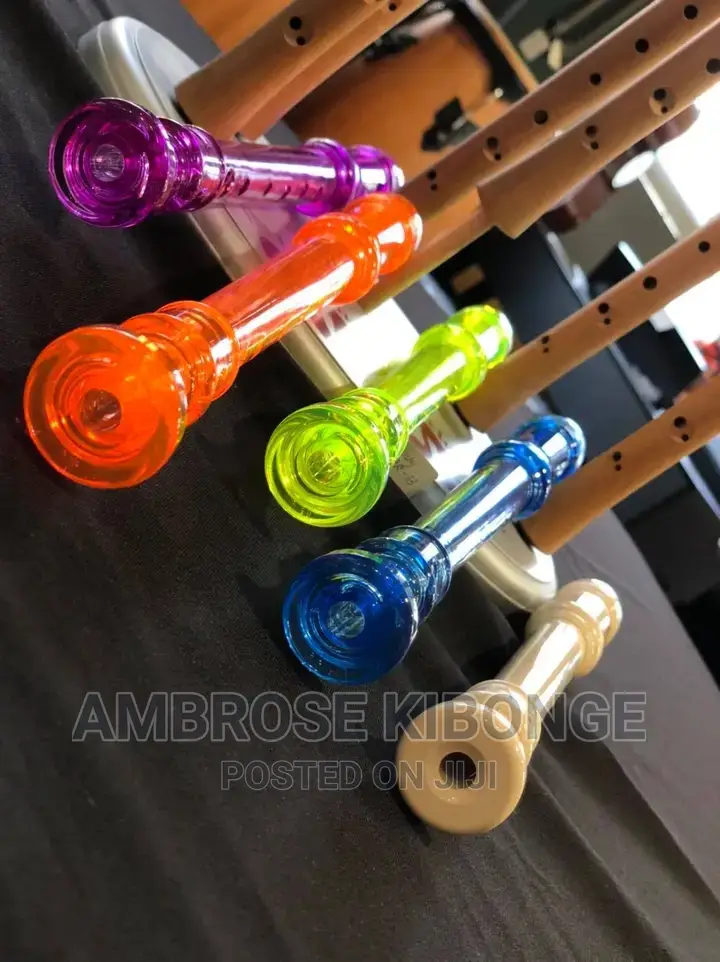 German Style 8 Hole Soprano Flute Recorder With Cleaning Rod
