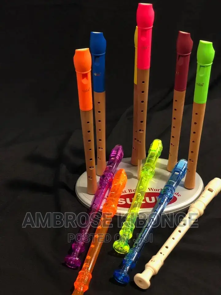 German Style 8 Hole Soprano Flute Recorder With Cleaning Rod