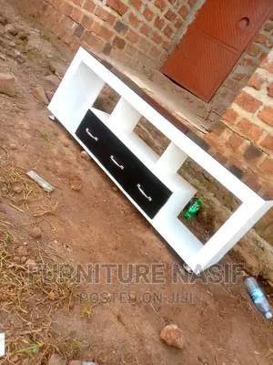 Tv Stand White and Black