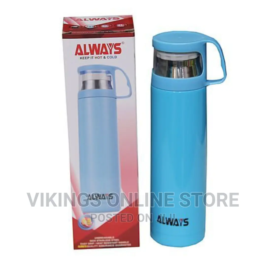 0.5litre Vacuum Always Flask-Blue