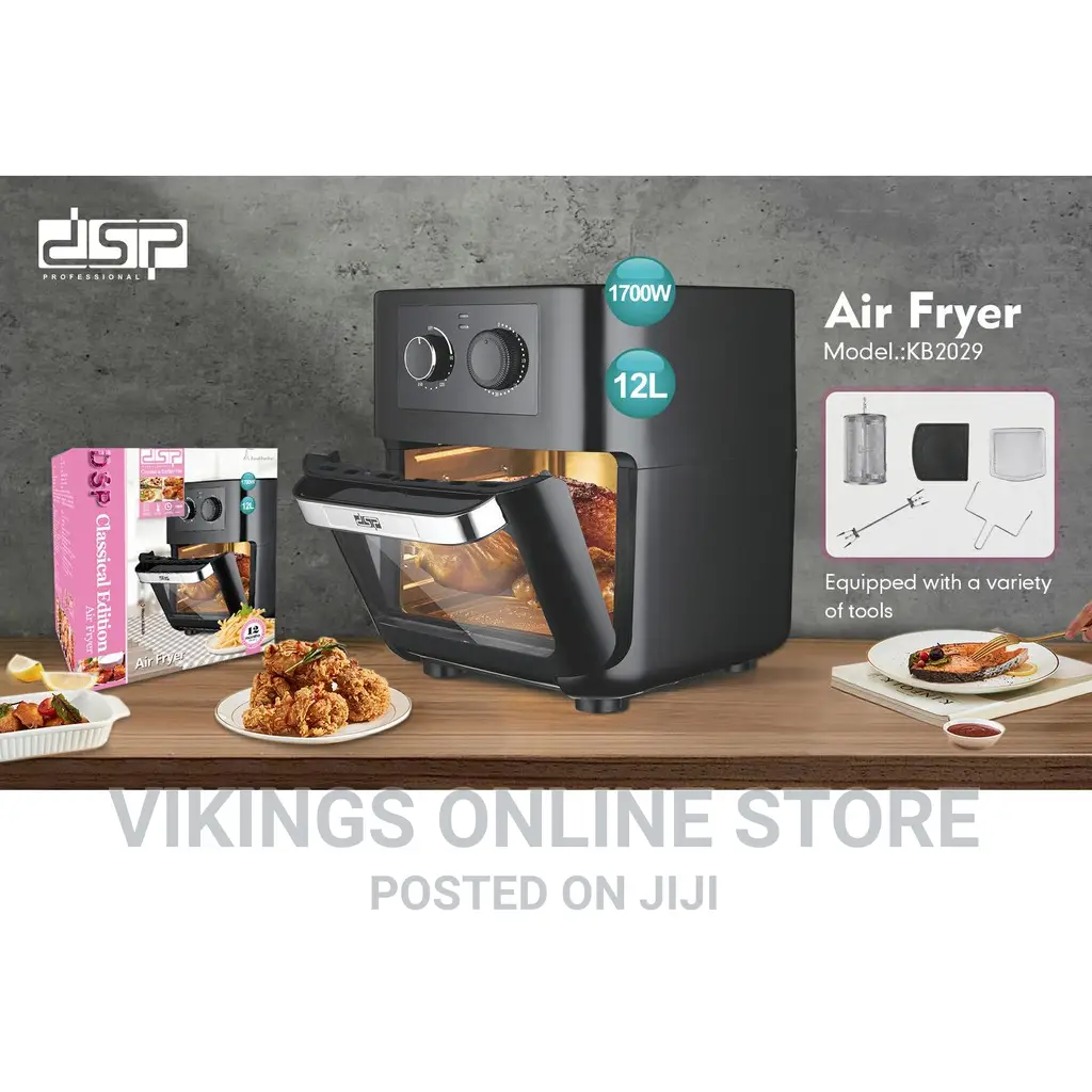 12litre Electric Air Fryer, Hot Grill, and Oven