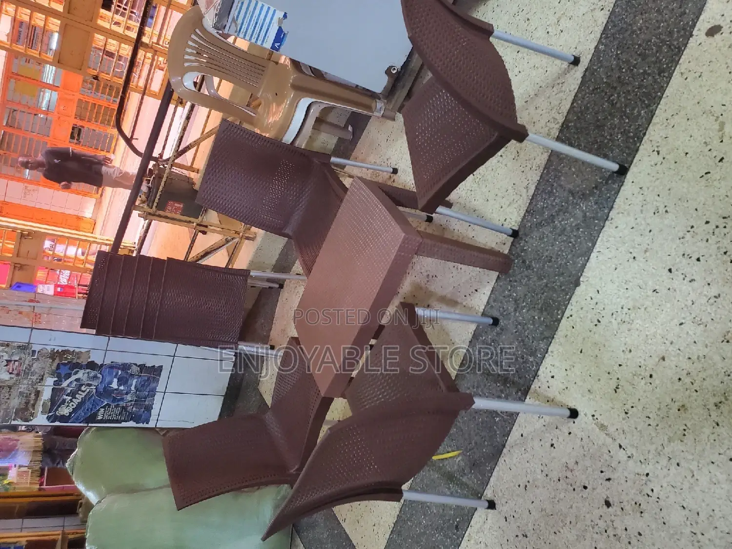 Combo Plastic Chairs and Table