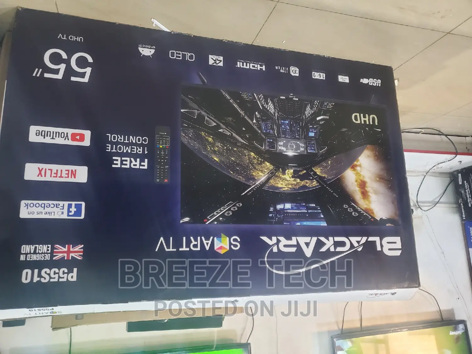 Blackark Tv 55"Inch Smart