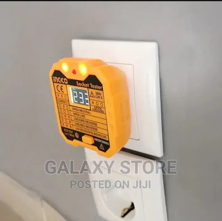 INGCO Plug Anti-Electric Shock Socket Tester