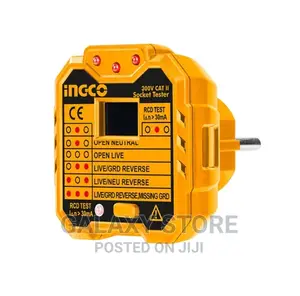 INGCO Plug Anti-Electric Shock Socket Tester