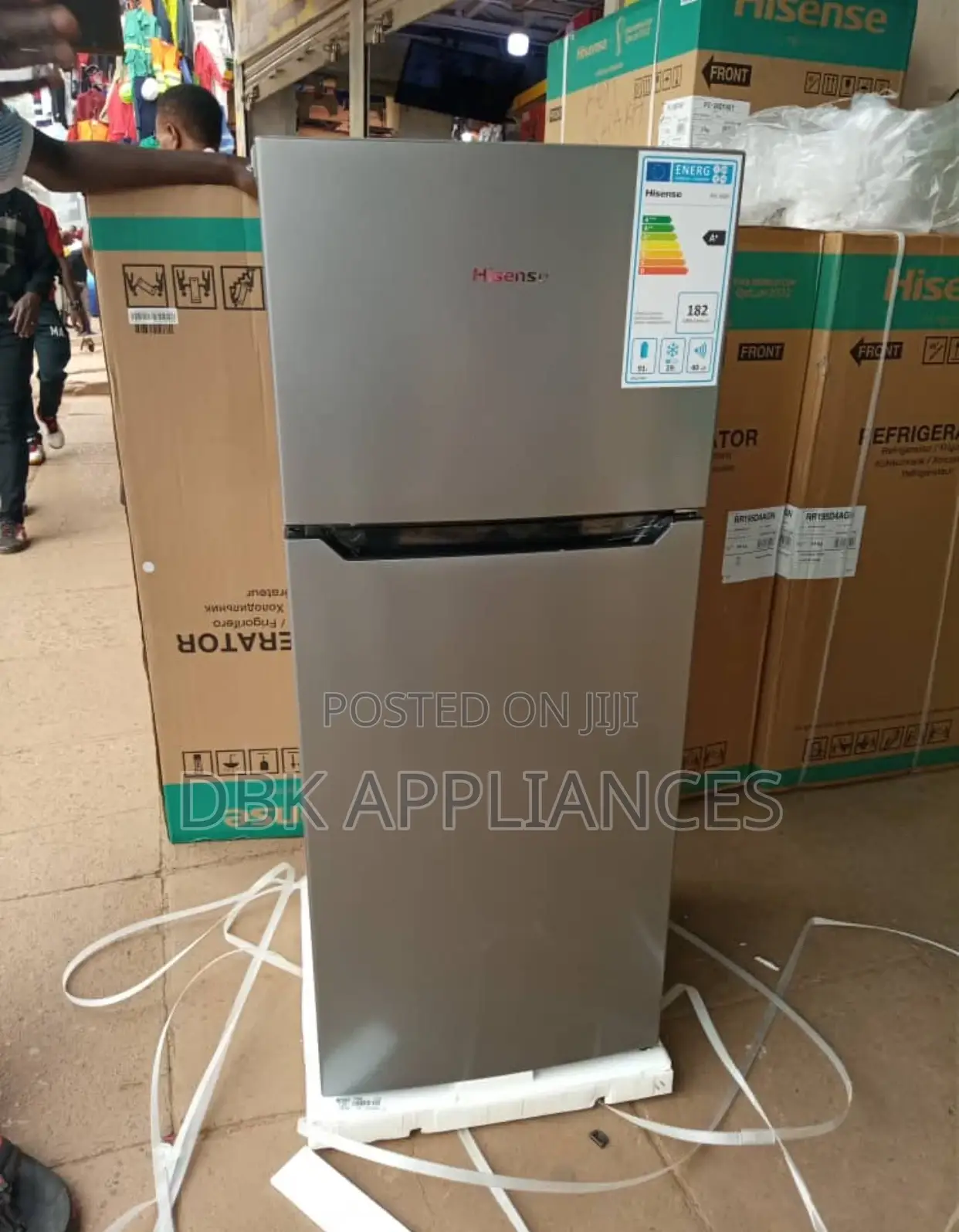 Hisense 160l Double Door Refrigerator 2yrs Warranty