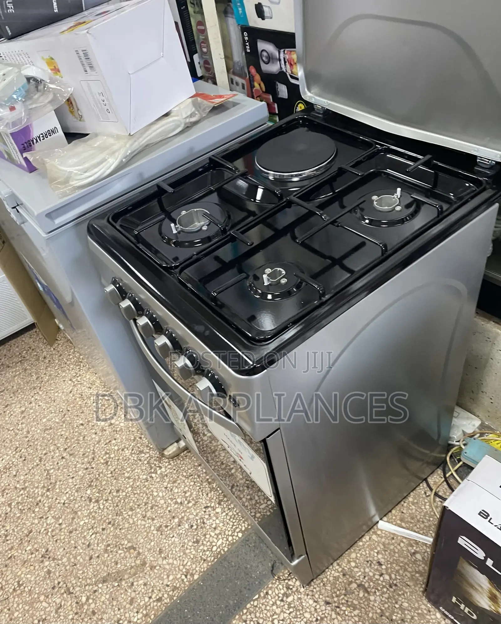 SUPERCHEF 3gas + 1electric Cookers (60*60)Cm 2yr Warranty