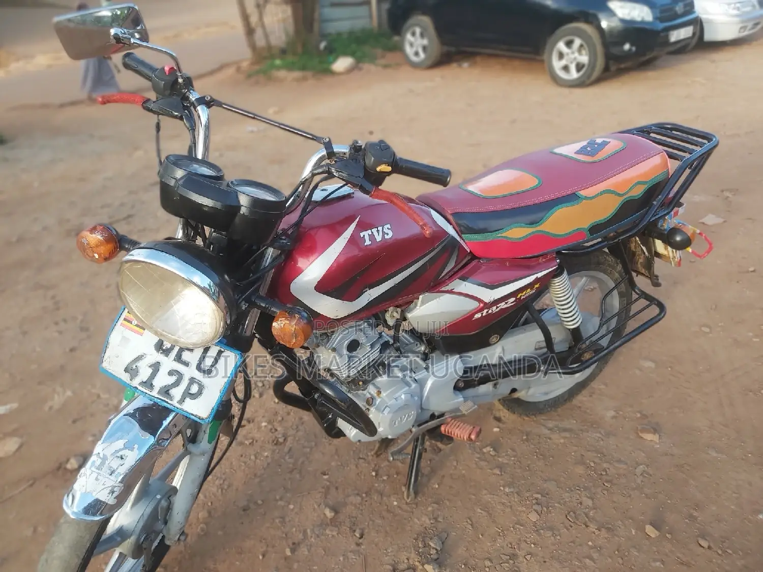 TVS HLX 125 2018 Red