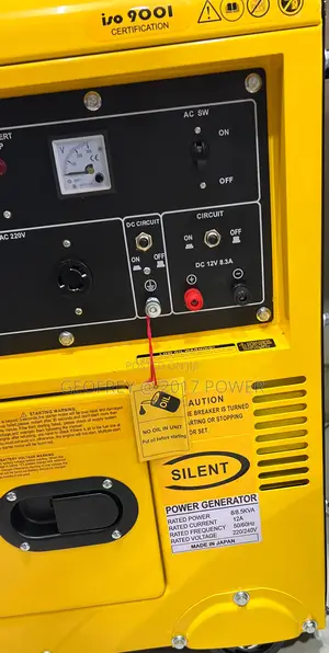 Kingmax 8.5kva Silent Diesel Generator Made in Japan