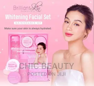 Brilliant Skin Whitening Facial Set, Removes Blemishes,
