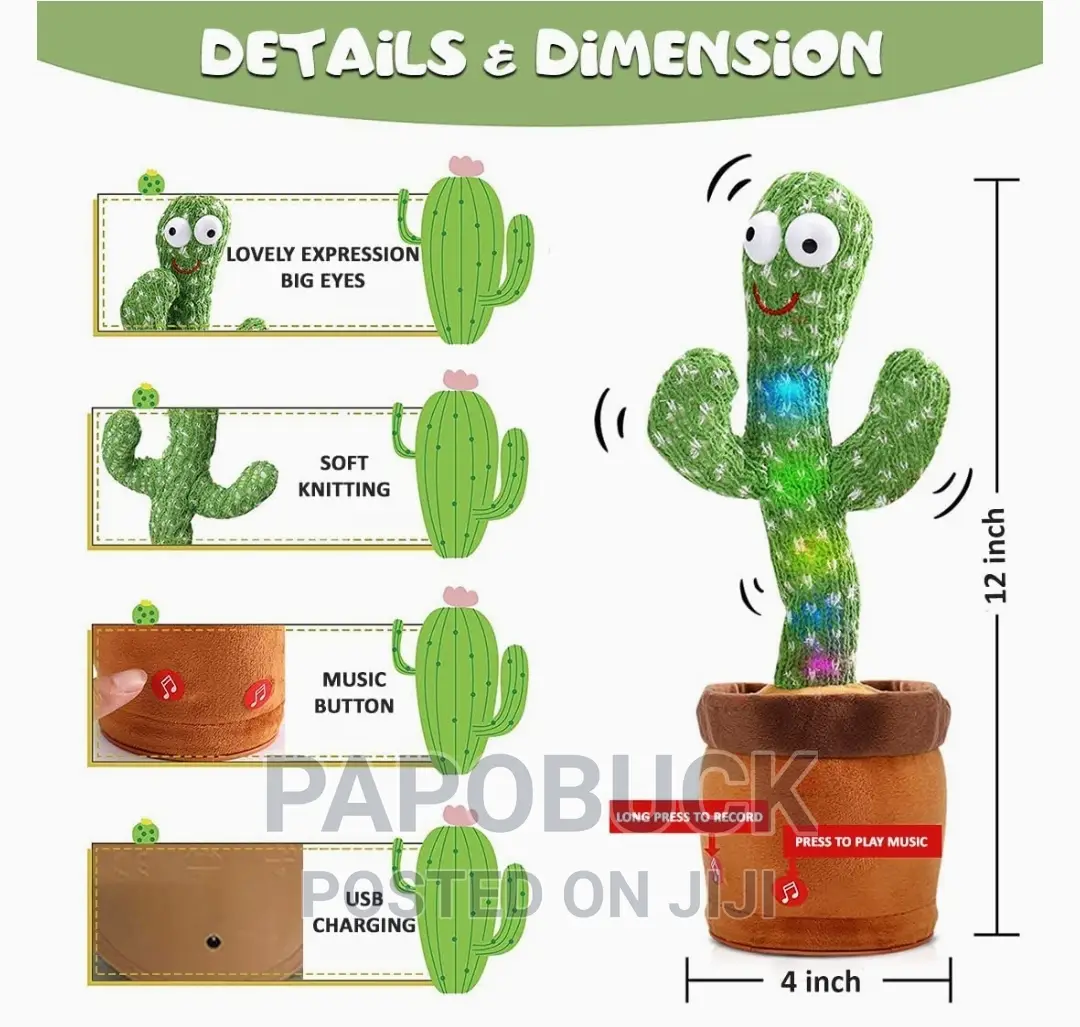 Kids Talking Cactus