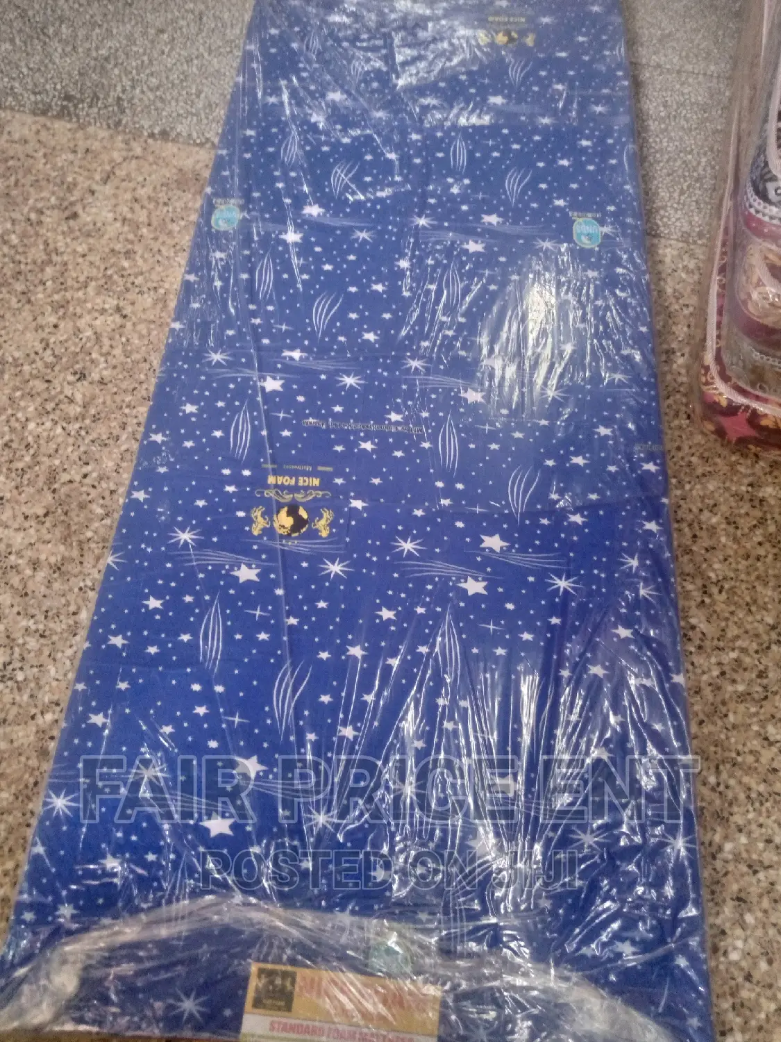 Safari Mattress.2.5x6x2inches( Blue)