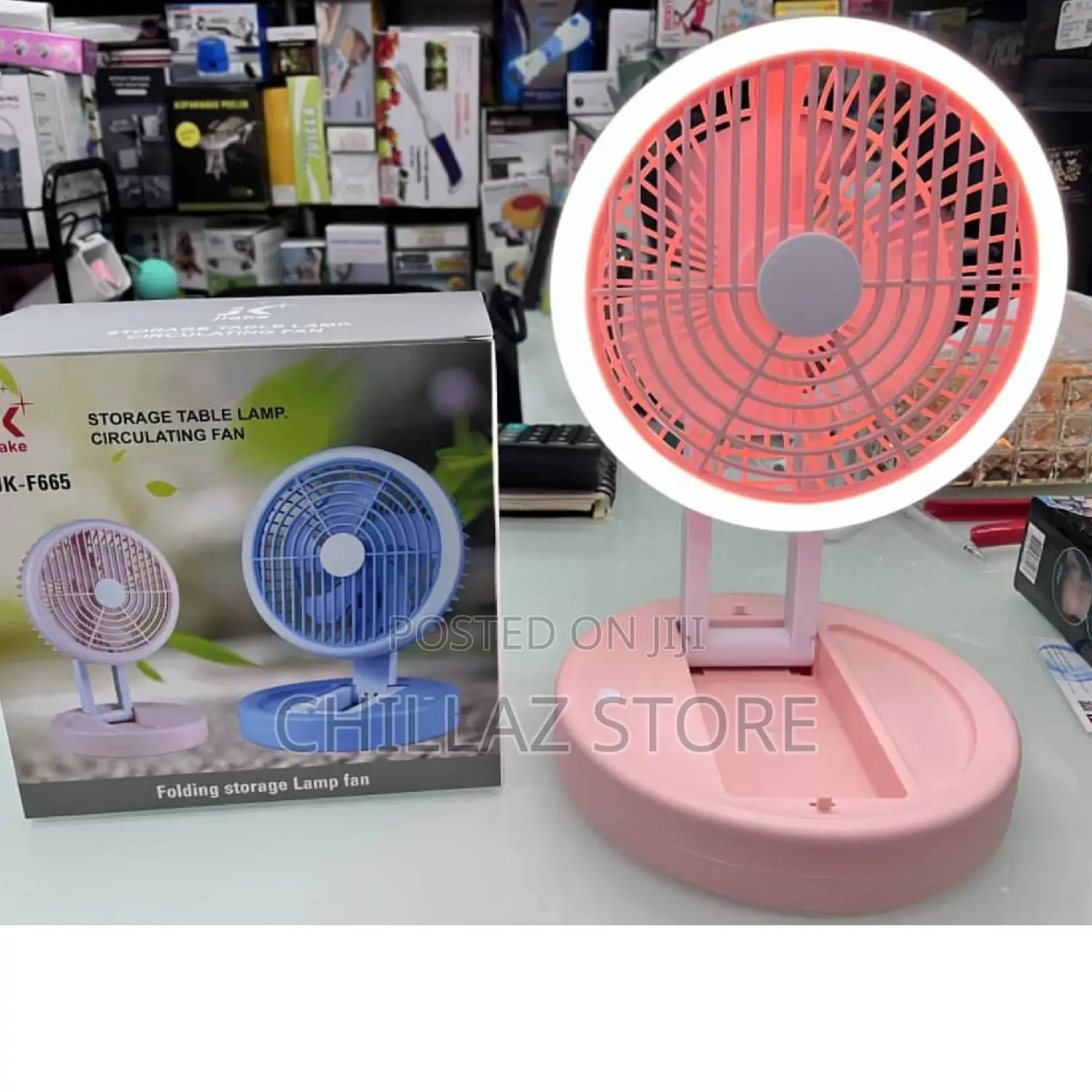 Storage Table Lamp Circulating Fan.