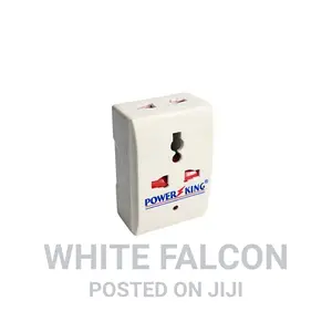 Power King Universal Multi-Plug Adaptor – White