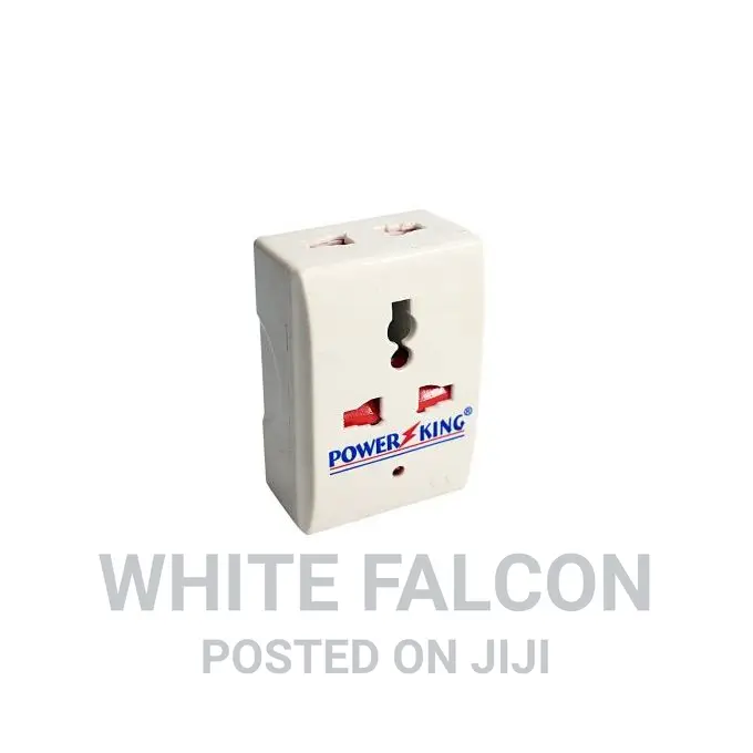 Power King Universal Multi-Plug Adaptor – White