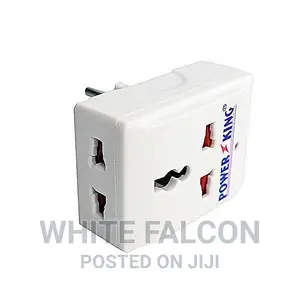 Power King Universal Multi-Plug Adaptor – White